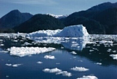 Climate change causing faster glacier melting