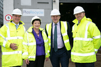Secretary of State for Energy and Climate Change Welcomed to New Reprocessing Plant in Woolwich
