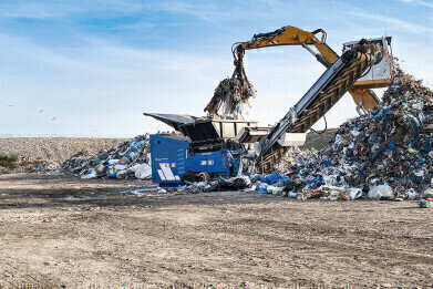 Waste shredders on way to Japan