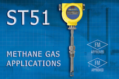 Flow Meter Comes With FM/FMC Approval For Methane Gas Applications  