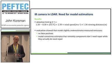 VOC measurements by IR cameras: Operational boundaries and model estimations