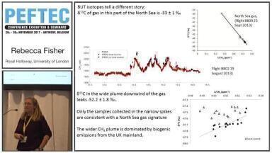 Identification and validation of methane sources using carbon-13 measurements