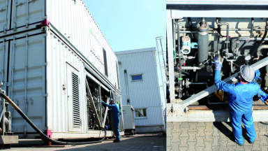 Mobile Treatment of Combustible Sludges