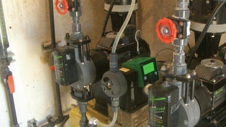 SMART Digital DDA installed at BJWSA, dosing sodium
hypochlorite