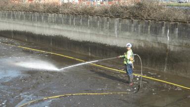 Cleaning of Sewer Treatment Works