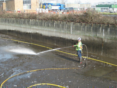Cleaning of Sewer Treatment Works