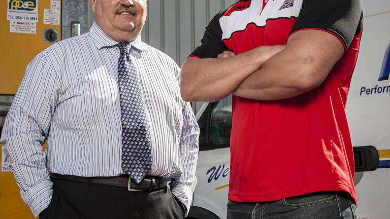 International Rugby Star Launches New Premises