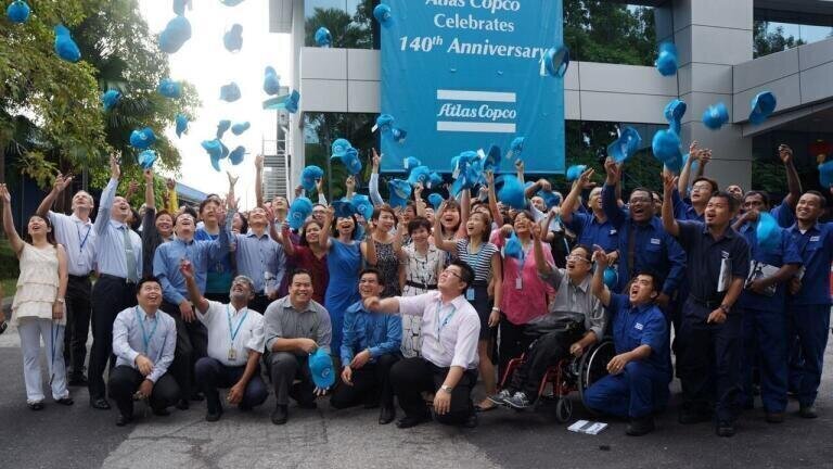 Atlas Copco Celebrates 140 Years of Innovation 