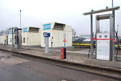 Compressors Power UK’s Largest Compressed Natural Gas Vehicle Filling Station