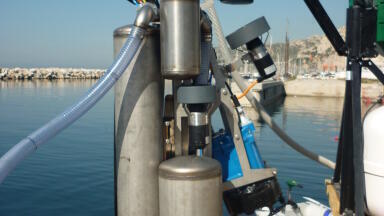 Tsurumi pump attached to remotely operated vehicle in radioactive clean-up