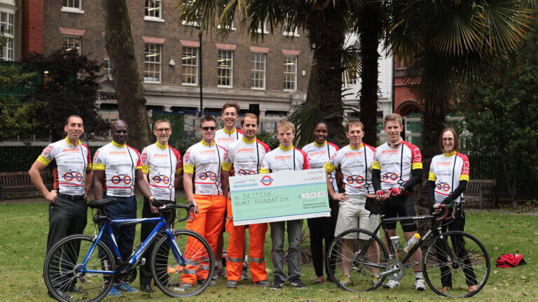 Team Sponsored from the Tottenham Court Road Station Upgrade Project
