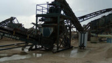 Aggregate Mining Operation Depends on Submersible Hard Metal Pumps to Transfer Abrasive Water