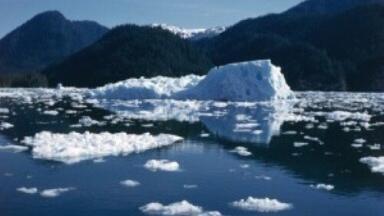 Climate change causing faster glacier melting