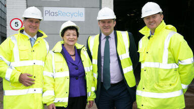 Secretary of State for Energy and Climate Change Welcomed to New Reprocessing Plant in Woolwich