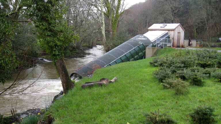 Plus a hydro power unit on the River Teign at Chudleigh which is already successfully in operation 