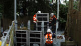 Penstock Sluice Structure Installed in Flooded River