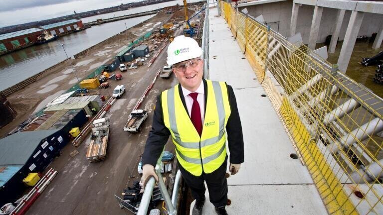 Lorne Large, Principal Project Manager for the £200m extension at Liverpool wastewater treatment works
