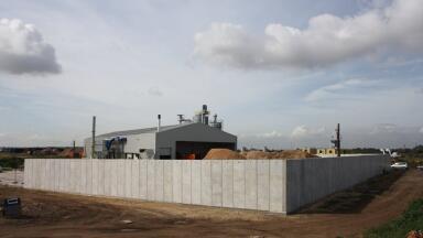New Bioenergy Site Benefits from Pre-Cast Concrete Walls