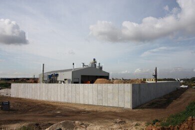 New Bioenergy Site Benefits from Pre-Cast Concrete Walls
