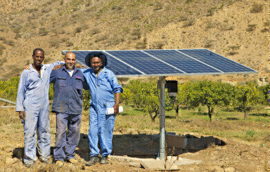 Solar Pump Makes the Most of Water Resources in Africa
