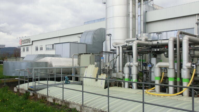 Fig. 2: Removal of organic compounds from wastewater from solar panel production