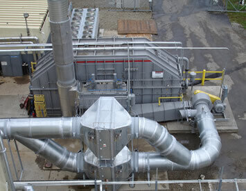 Regenerative Thermal Oxidizer (RTO) destroys Hazardous Air Pollutants
