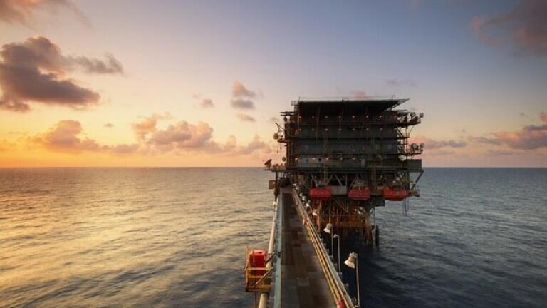How Did an Offshore Oil Rig End Up on Land?