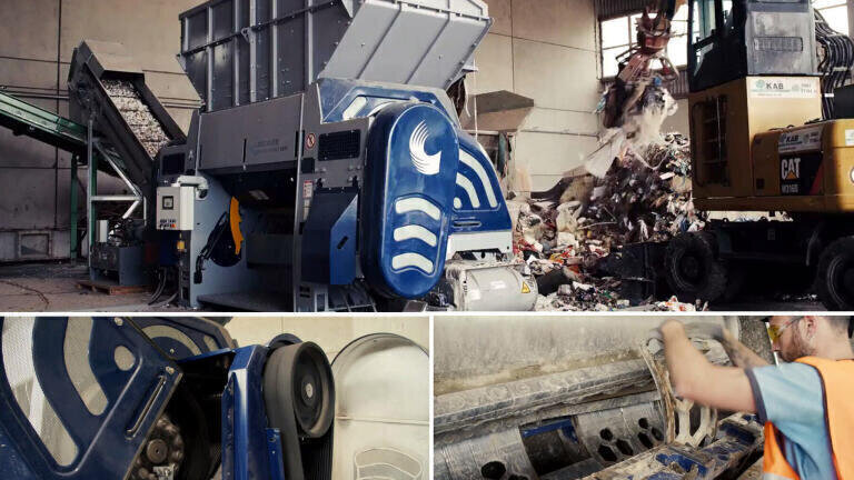 Single-Shaft Shredder Optimises the One-Step Processing of Refuse-Derived Fuel
