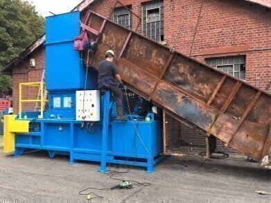 Portsmouth Recycling Business Recovers From Fire Damage with Refurbished Baler