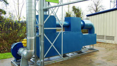 Compact skid mounted oxidizer meets abatement challenge
