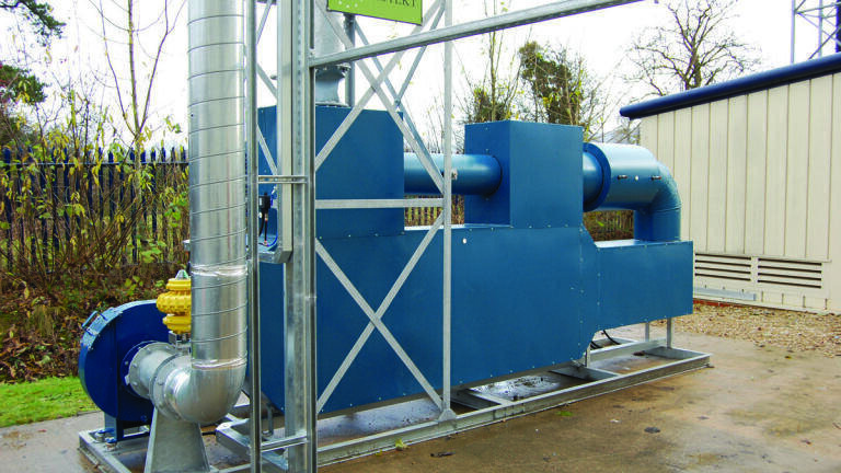Compact skid mounted oxidizer meets abatement challenge