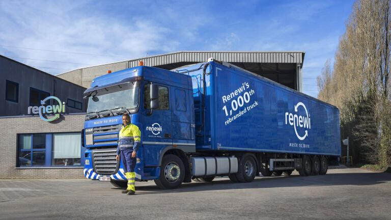Renewi Rebrands 1000 Trucks and 100 Sites
