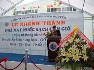 New Water Treatment Facility Using Reverse Osmosis Technology Opens in Ho Chi Minh City, Vietnam