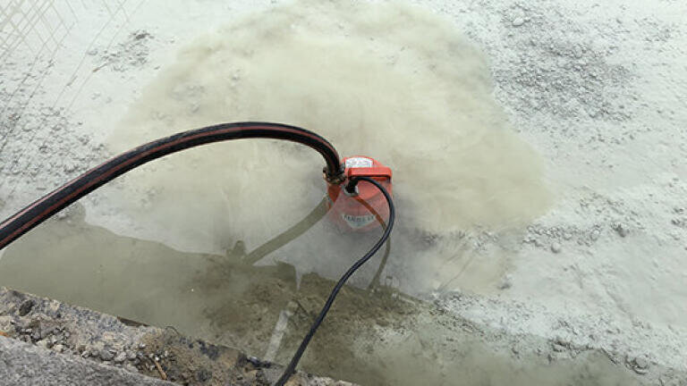 When dirty water is standing and disturbing, residual dewatering pumps help to remove it