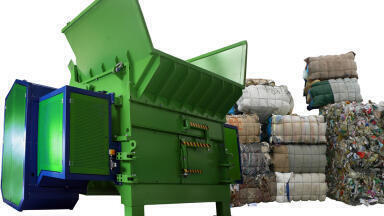New single-shaft shredder for the domestic and commercial waste sector