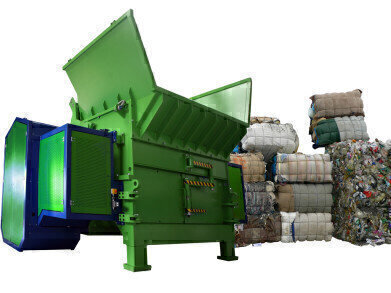 New single-shaft shredder for the domestic and commercial waste sector