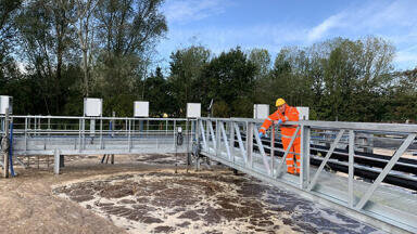 Landia aerators and mixer ensure that landfill leachate is treated with optimum efficiency