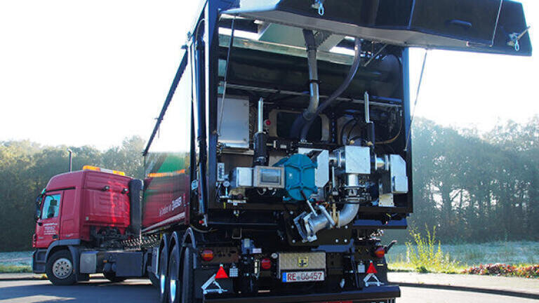 No more AD/Biogas feedstock trips wasted with Borger on board Huesker's new Tipper Trailer