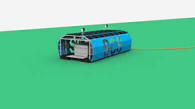 Concept design to recover floating plastic waste