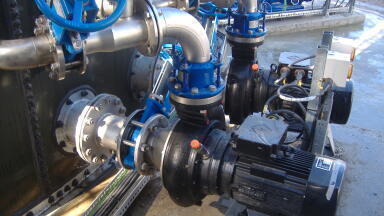 Pumps and mixers help treat potato processing effluent