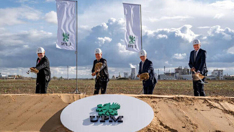 The construction of UPM’s innovative biochemicals facility starts in Germany
