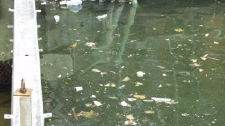 Plastic waste from rivers for recycling