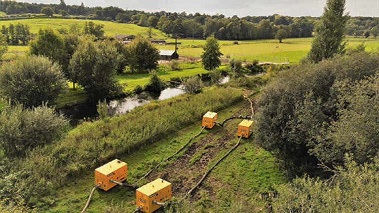 Pumps fuelled by Hydrotreated Vegetable Oil  reduce Greenhouse Gas emissions by up to 90%