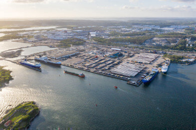 New shoreside power system reduces carbon emissions at the Port of Gothenburg