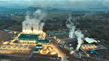 Lahendong Geothermal Power Plant in Indonesia