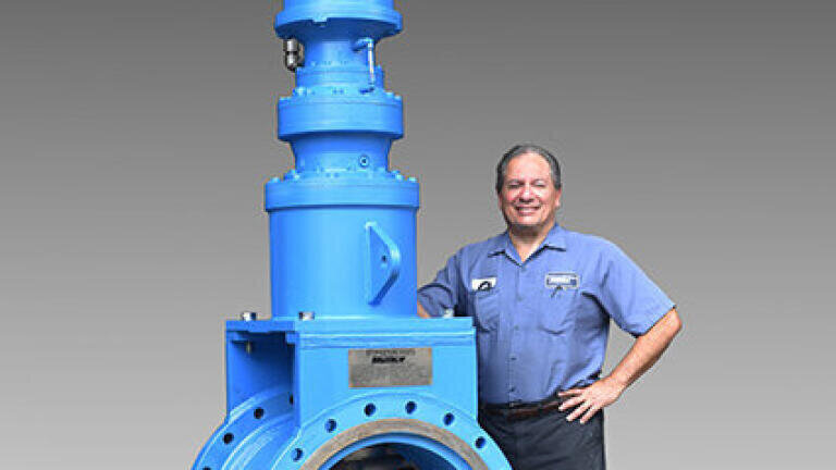 In-line disintegrator reduces a variety of liquid borne solids with a unique, low headloss design.