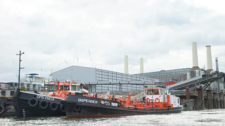 River Thames to slash carbon footprint thanks to a new green floating fuel station