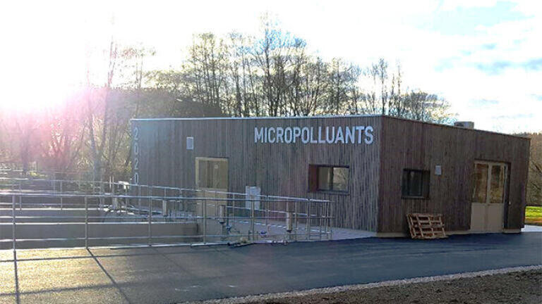 Micropollutants removed from wastewater