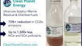 Two new Ultra-Clean Marine Fuels, made from non-recyclable plastic waste