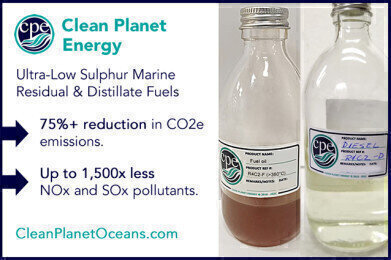 Two new Ultra-Clean Marine Fuels, made from non-recyclable plastic waste